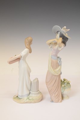 Lot 491 - Lladro - Four porcelain figures