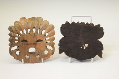 Lot 504 - Three South East Asian carved masks