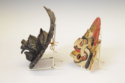 Lot 504 - Three South East Asian carved masks