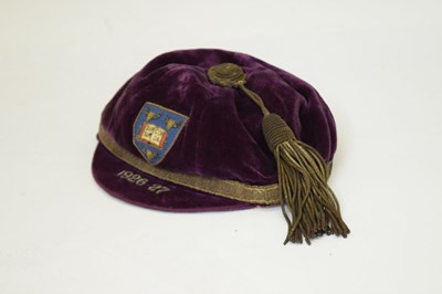 Lot 357 - George V period sporting cap