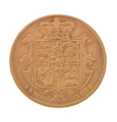 Lot 142 - William IV gold sovereign, 1833