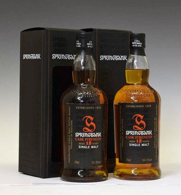 Lot 791 - Springbank Cask Strength Single Malt Scotch Whisky, Aged 12 Years