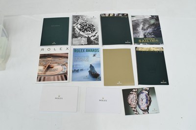 Lot 356 - Collection of Rolex catalogues and ephemera