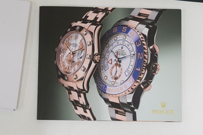 Lot 356 - Collection of Rolex catalogues and ephemera