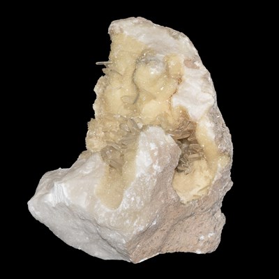 Lot 345 - Large rock crystal geode