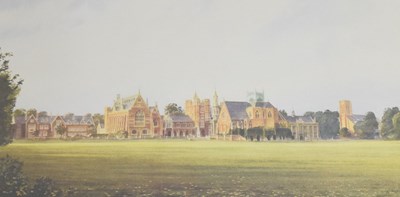 Lot 528 - After Kenneth Tudd - Signed limited edition print - 'Clifton College'