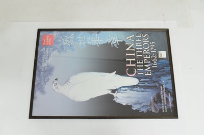 Lot 530 - Royal Academy of Art exhibition poster - 'China the Three Emperors 1662-1795'