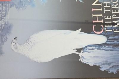 Lot 530 - Royal Academy of Art exhibition poster - 'China the Three Emperors 1662-1795'