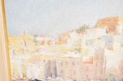Lot 542 - Felix Semel - Oil on canvas - Ibiza Old Town