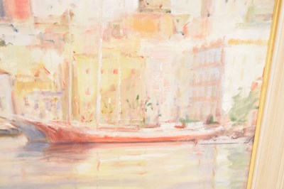 Lot 542 - Felix Semel - Oil on canvas - Ibiza Old Town
