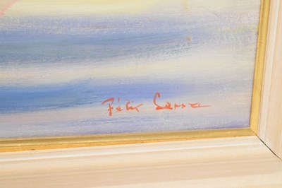 Lot 542 - Felix Semel - Oil on canvas - Ibiza Old Town