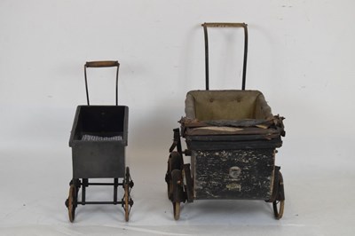 Lot 403 - Two 20th century dolls prams