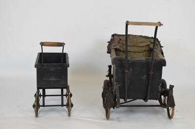 Lot 403 - Two 20th century dolls prams