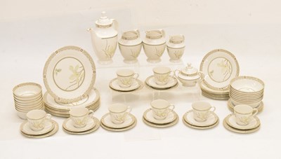 Lot 500 - Royal Doulton 'White Nile' pattern eight setting service