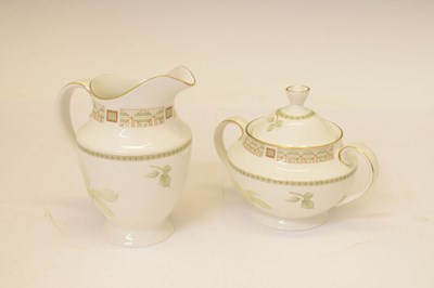 Lot 500 - Royal Doulton 'White Nile' pattern eight setting service