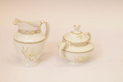 Lot 500 - Royal Doulton 'White Nile' pattern eight setting service