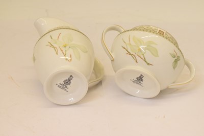 Lot 500 - Royal Doulton 'White Nile' pattern eight setting service