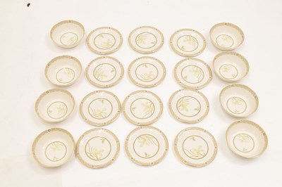 Lot 500 - Royal Doulton 'White Nile' pattern eight setting service
