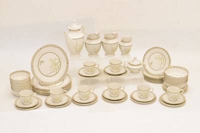 Lot 500 - Royal Doulton 'White Nile' pattern eight setting service