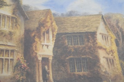 Lot 559 - Sidney Endacott (1873-1918) - Watercolour - 'Lew Trenchard, North Devon'
