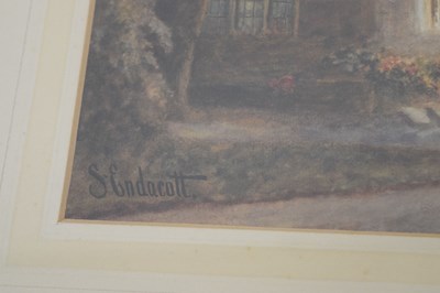 Lot 559 - Sidney Endacott (1873-1918) - Watercolour - 'Lew Trenchard, North Devon'