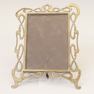 Lot 234 - Edward VII silver Art Nouveau easel picture frame