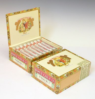 Lot 741 - Romeo y Julieta No. 2 'Tubos de Aluminio' Habana Cigars