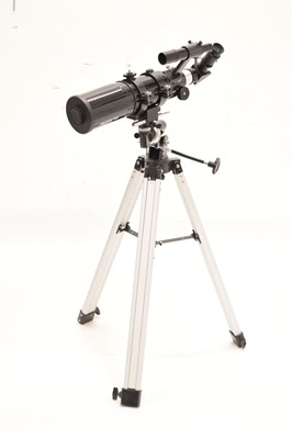 Lot 337 - Modern 'Sky-Watcher' telescope on adjustable tripod