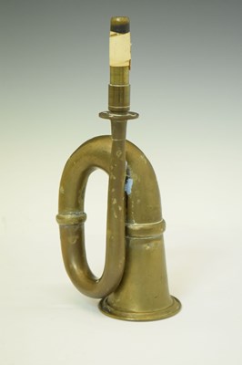 Lot 289 - Rotax single-twist brass bulb horn