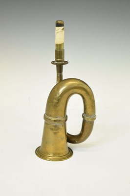 Lot 289 - Rotax single-twist brass bulb horn