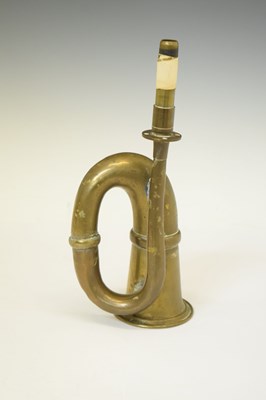 Lot 289 - Rotax single-twist brass bulb horn