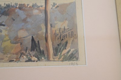 Lot 570 - Joseph Galea (1904-1985) - Two watercolours of Malta