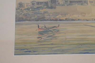Lot 570 - Joseph Galea (1904-1985) - Two watercolours of Malta