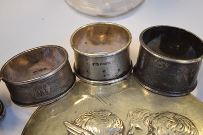 Lot 127 - Group of silver and other items
