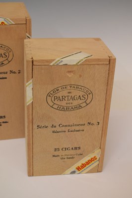 Lot 732 - Partagas Salomones, Partagas Connaisseur No.2 and No.3 Habana Cigars