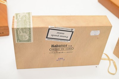 Lot 736 - Jose Gener - Hoyo de Monterrey, Regalos and La Gloria  - Medaille d'Or No.3 and No.4