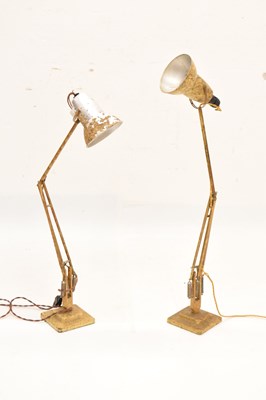 Lot 634 - Pair of vintage anglepoise lamps