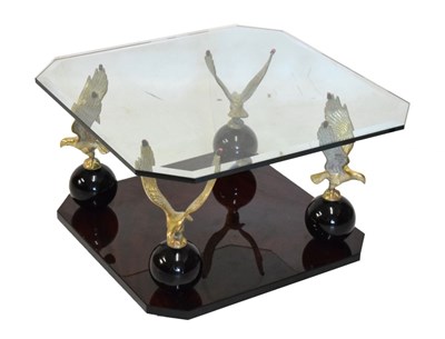 Lot 504 - Hollywood Revival eagle coffee table