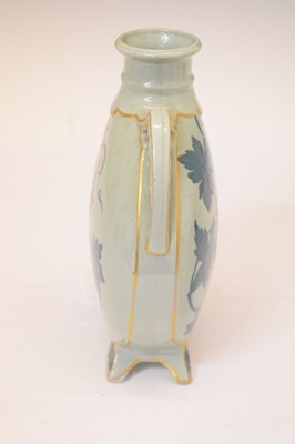 Lot 441 - Moon flask, painted in the manner of Kate Greenaway, etc.