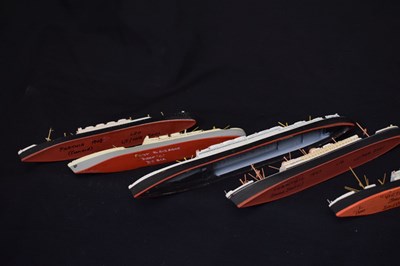 Lot 305 - Group of model ocean liners/ cruise ships