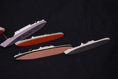 Lot 305 - Group of model ocean liners/ cruise ships
