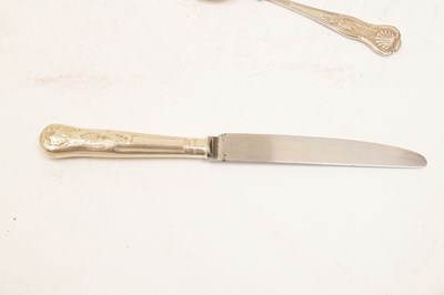 Lot 716 - Quantity of Kings pattern silver plated cutlery