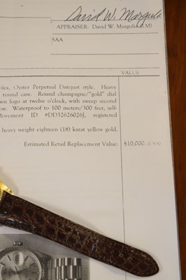 Lot 74 - Rolex - Gentleman's Oyster Perpetual Daydate 18K wristwatch