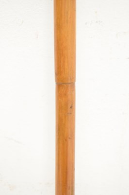 Lot 369 - Sword stick with 69cm incurved triangular section tapering blade