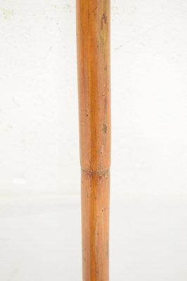 Lot 369 - Sword stick with 69cm incurved triangular section tapering blade