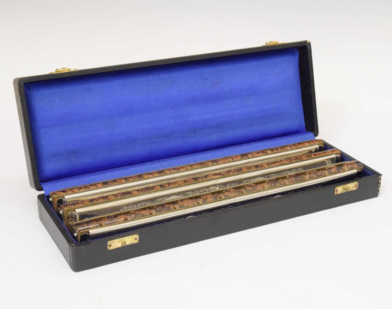 Lot 293 - Hohner Polyphonia triple harmonica