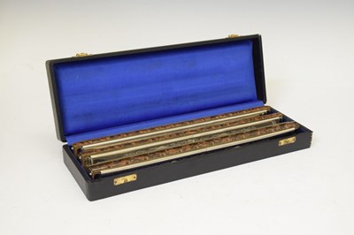 Lot 293 - Hohner Polyphonia triple harmonica