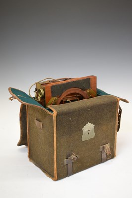 Lot 339 - Thornton Pickard Triple 'Imperial' Extension mahogany and brass camera