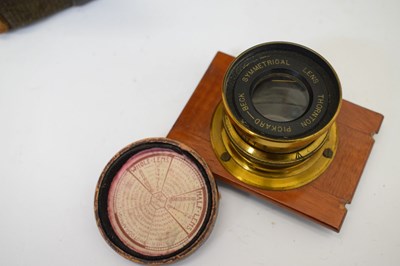 Lot 339 - Thornton Pickard Triple 'Imperial' Extension mahogany and brass camera