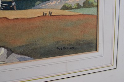 Lot 435 - Eric Slater (1896-1963) - Watercolour - Ploughing